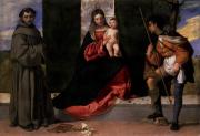 Zubaran: Madonna a gyermekkel, Páduai Szent Antallal és Roch Zubaran: Madonna a gyermekkel, Páduai Szent Antallal és Roch